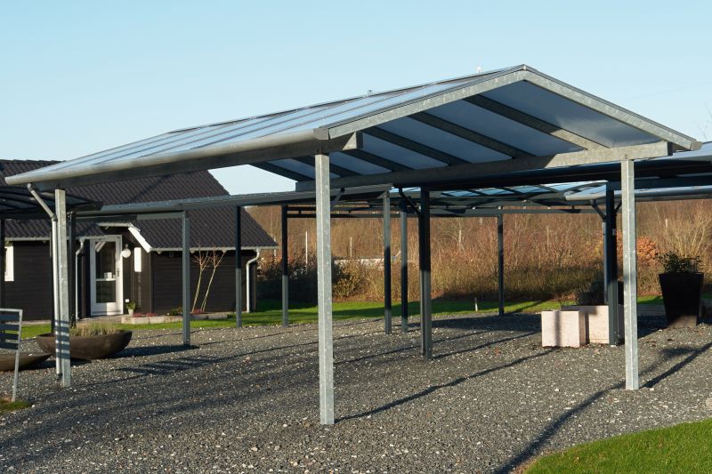Metal Carport with Gable Roof